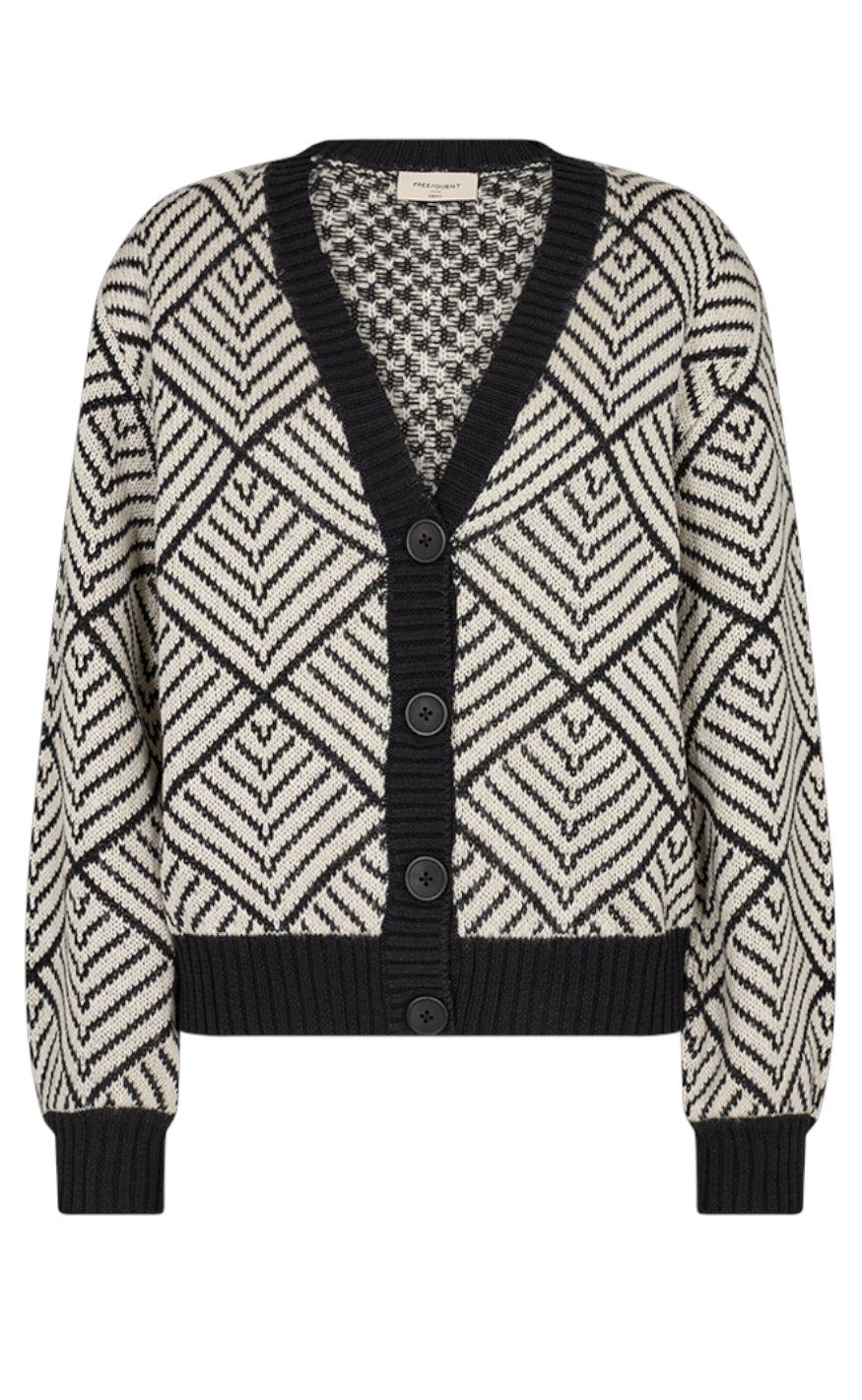 Freequent Cardigan - Just - Black Moonbeam