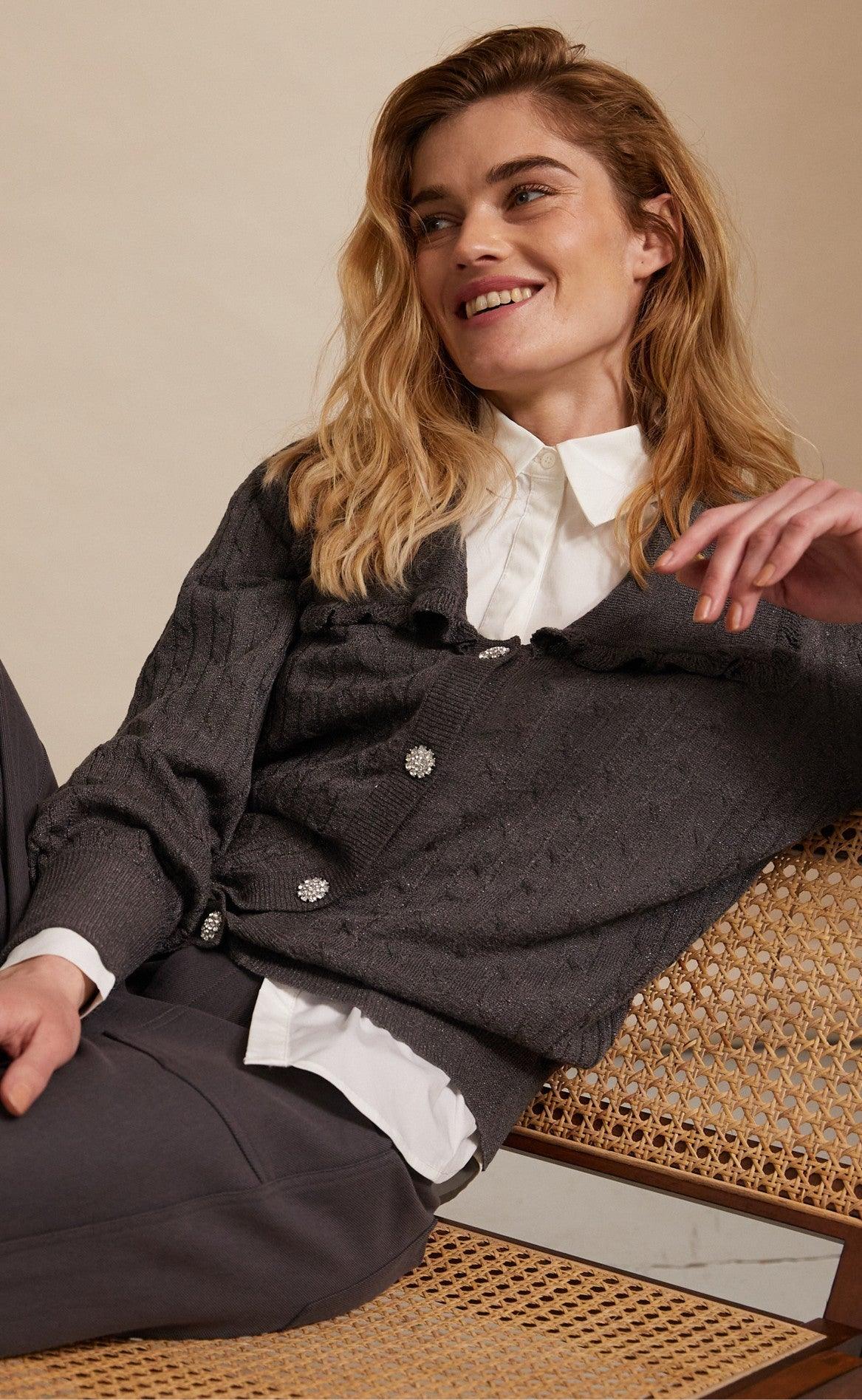 Freequent Cardigan - Luretta - Eiffel Tower