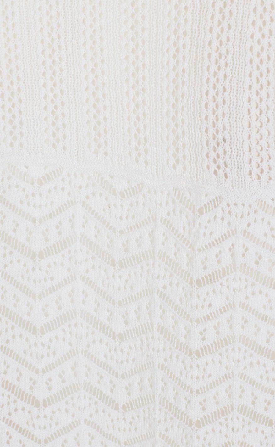 Freequent Cardigan - Nell - Pointelle - Briliant White