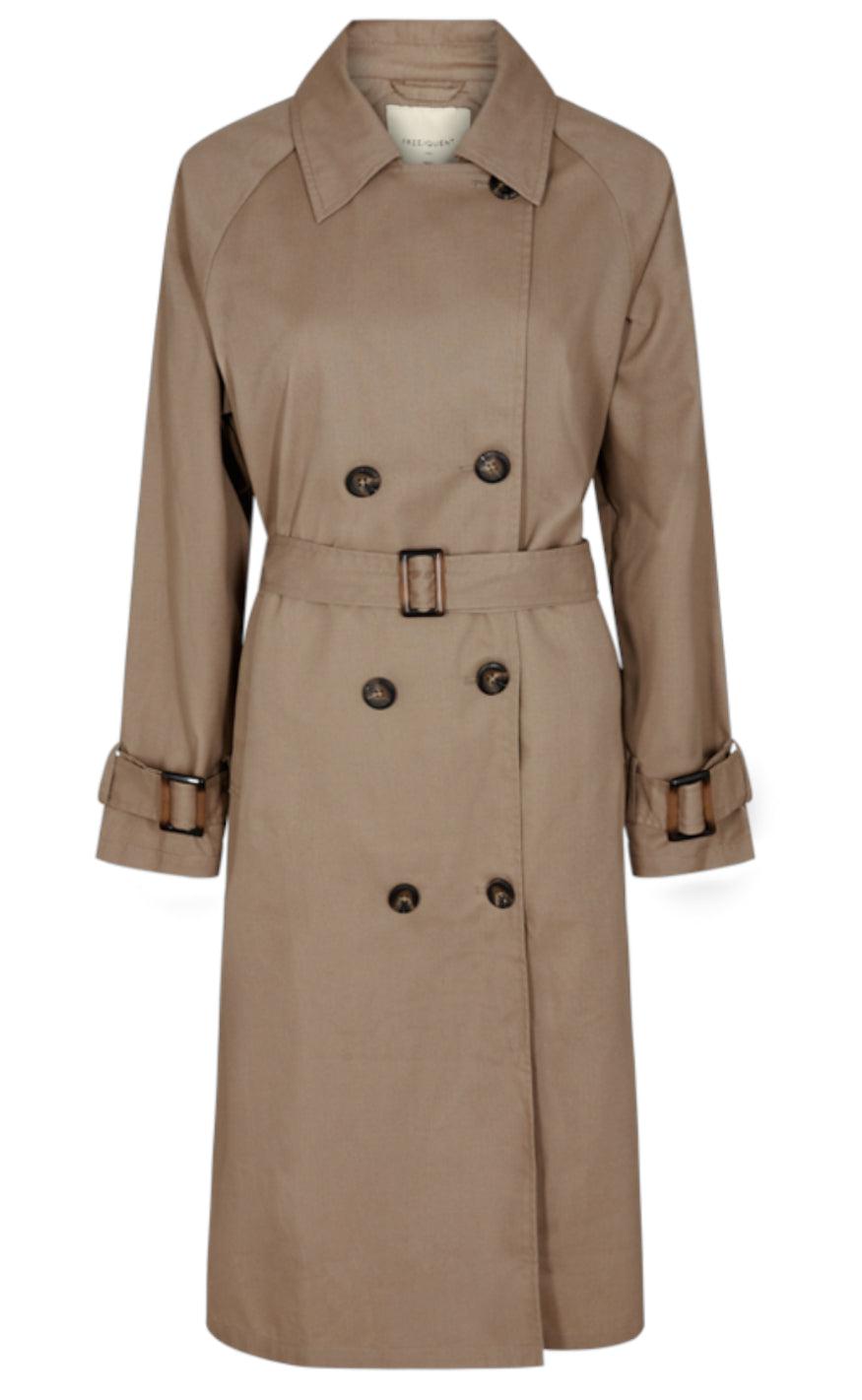 Freequent Jakke - Tuksy - Dessert Taupe