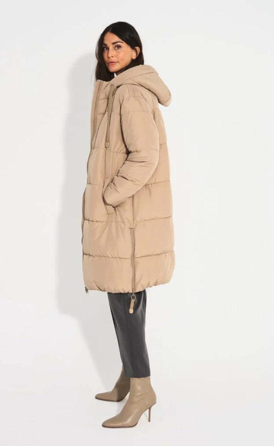 Freequent Jakke - Turtle - Silver Mink