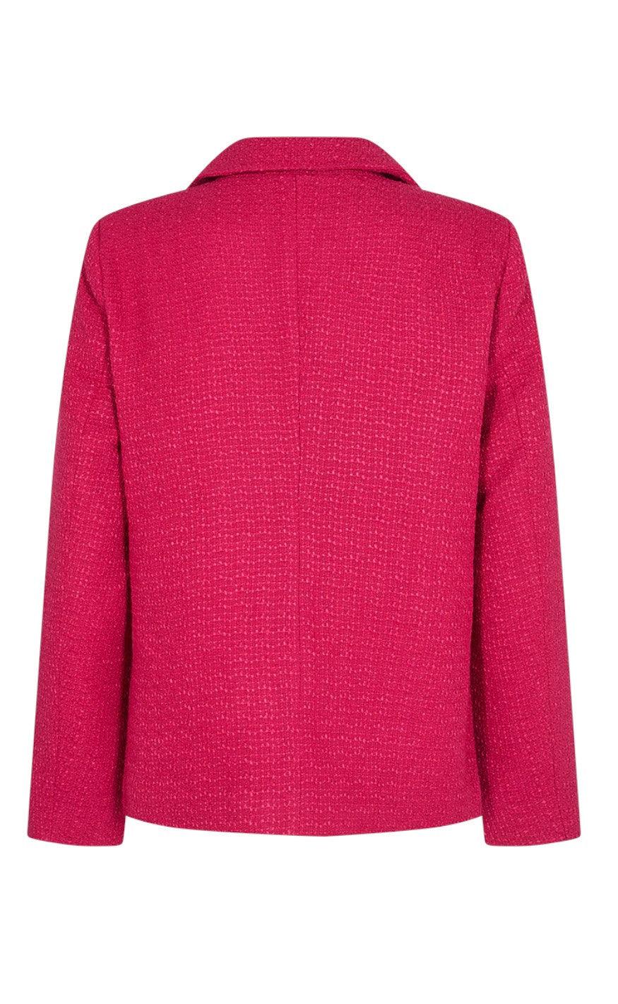 Freequent Jakke - Yoca - Cerise