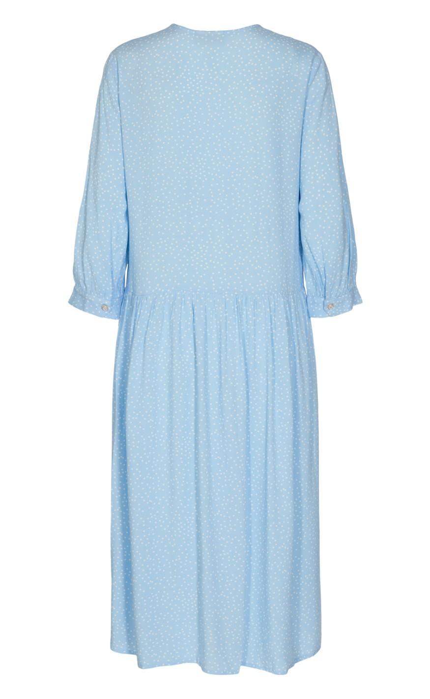 Freequent Kjole - Adney Long Layer - Chambray Blue Mix