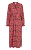 Freequent Kjole - Adriane - Cerise With Black