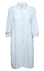 Freequent Kjole - Elsie - Chambray Blue Mix
