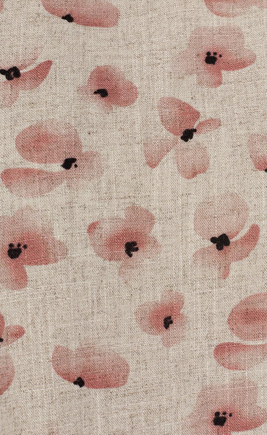 Freequent Kjole - Floral - Sand Melange W. Marys Rose