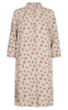 Freequent Kjole - Floral  - Sand Melange W. Marys Rose