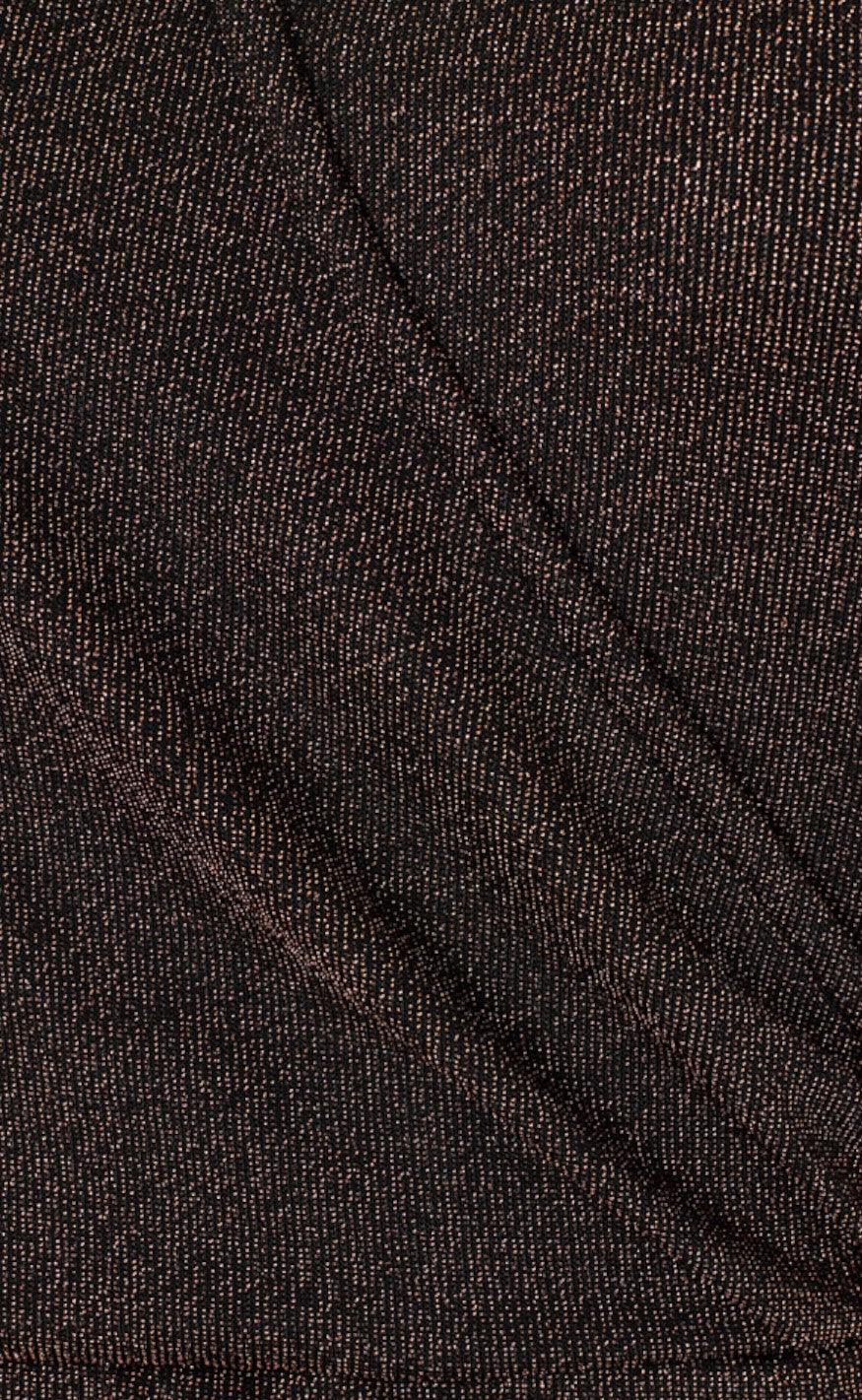 Freequent Kjole - Glit - Black With Cappuccino