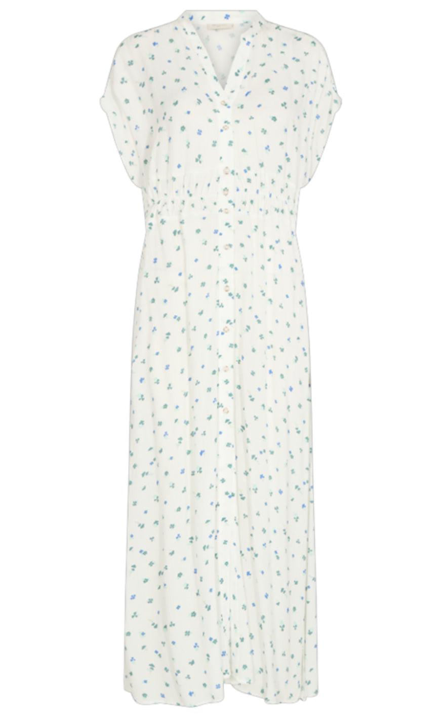 Freequent Kjole - Heline - Off White W. Marina