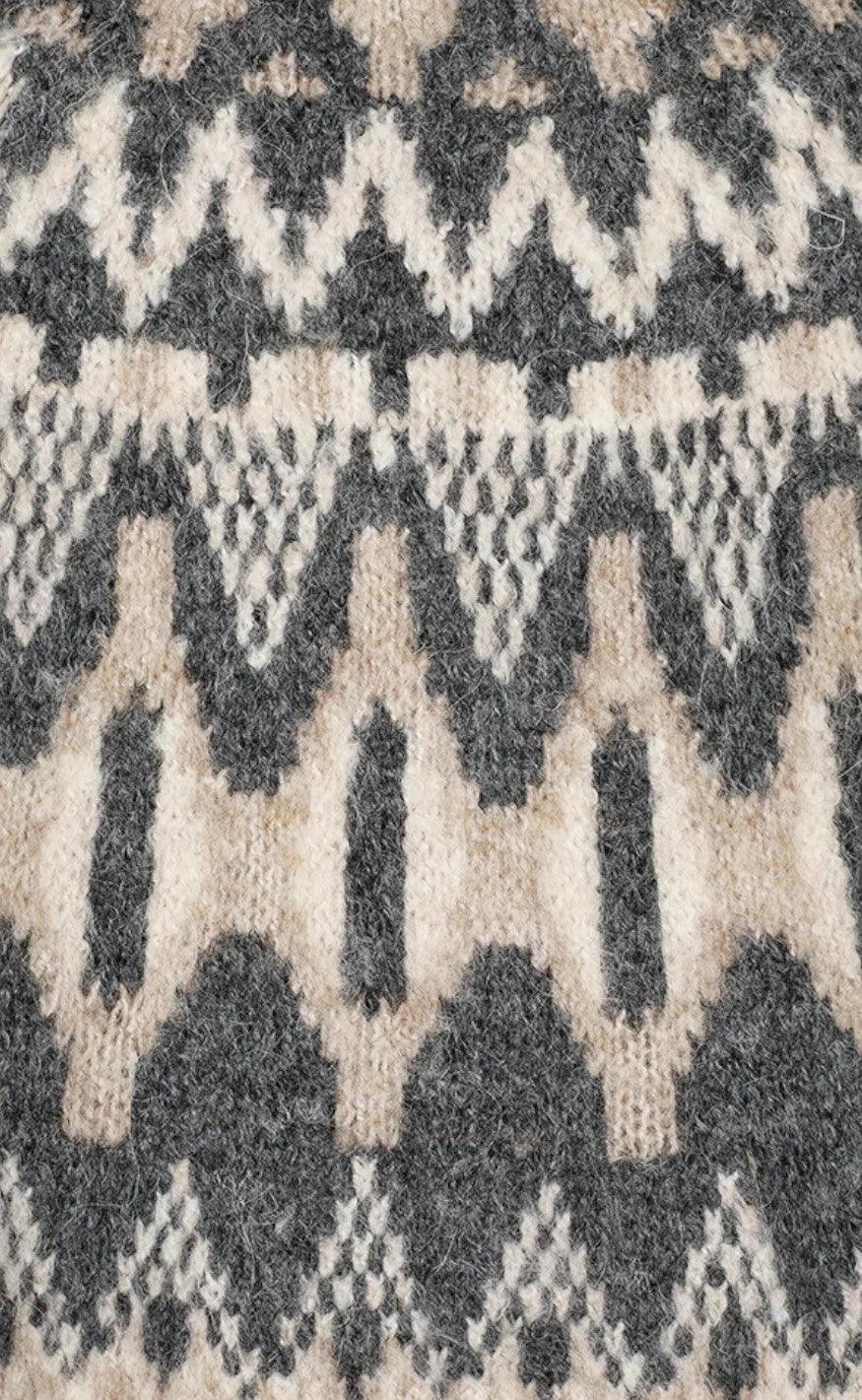 Freequent Kjole - Merla - Silver Mink With Dark Grey