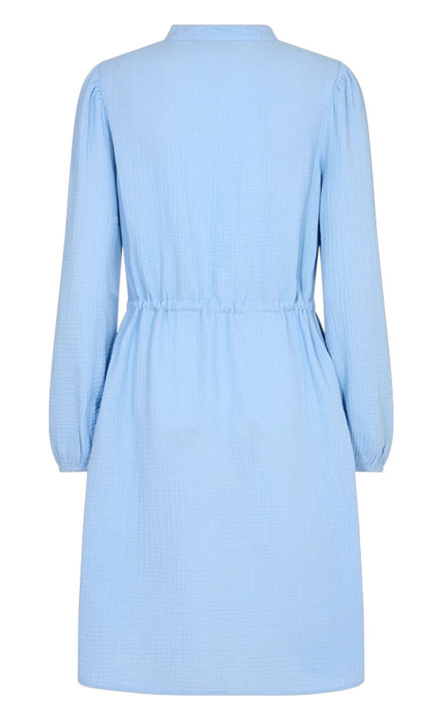 Freequent Kjole - Novelia - Chambray Blue