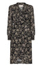 Freequent Kjole - Olona - Black With Walnut