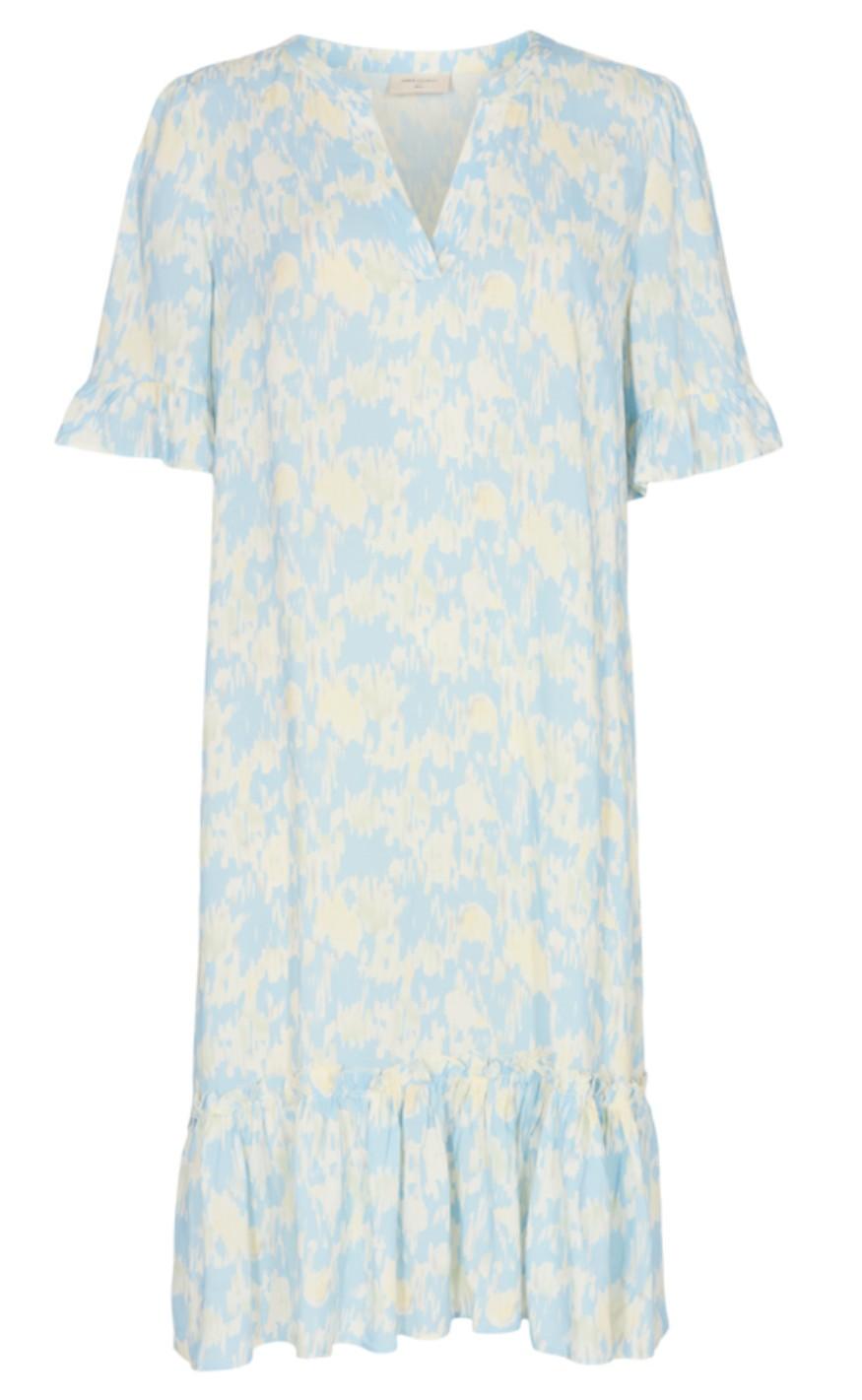 Freequent Kjole - Suralda - Chambray Blue Mix