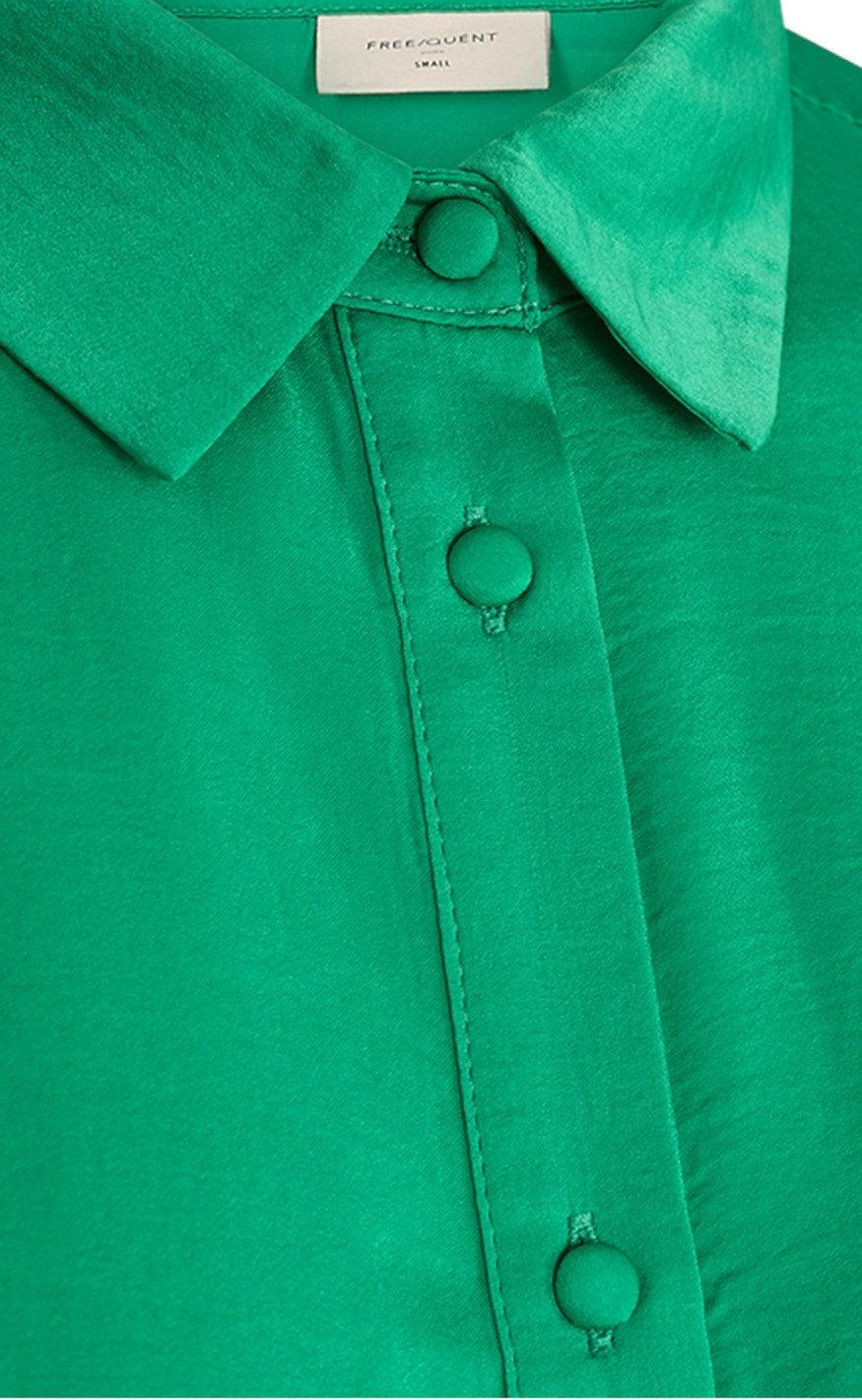 Freequent Kjole - Vert - Jolly Green