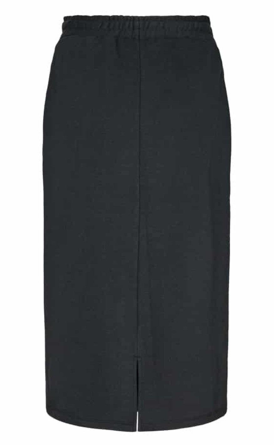 Freequent Nederdel - Curly - Black