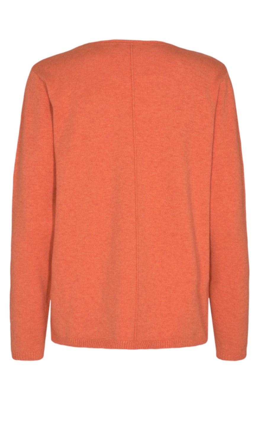 Freequent Pullover - Claura - Flame Melange