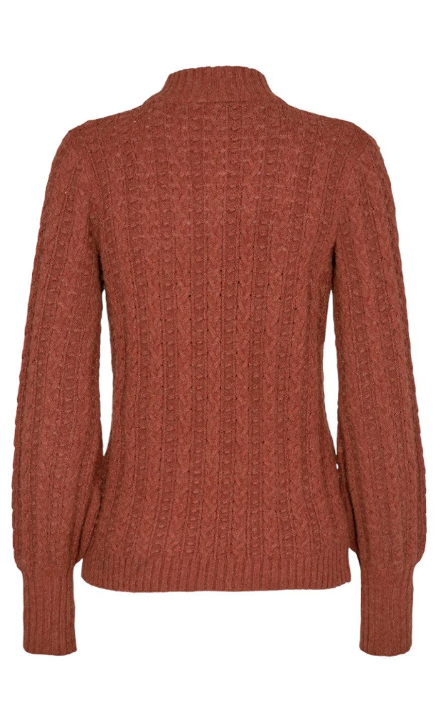 Freequent Pullover - Claura Pattern - Brandy Brown Melange