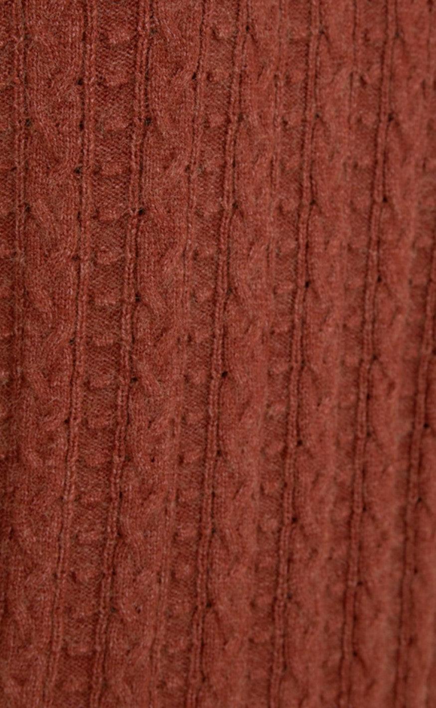 Freequent Pullover - Claura Pattern - Brandy Brown Melange