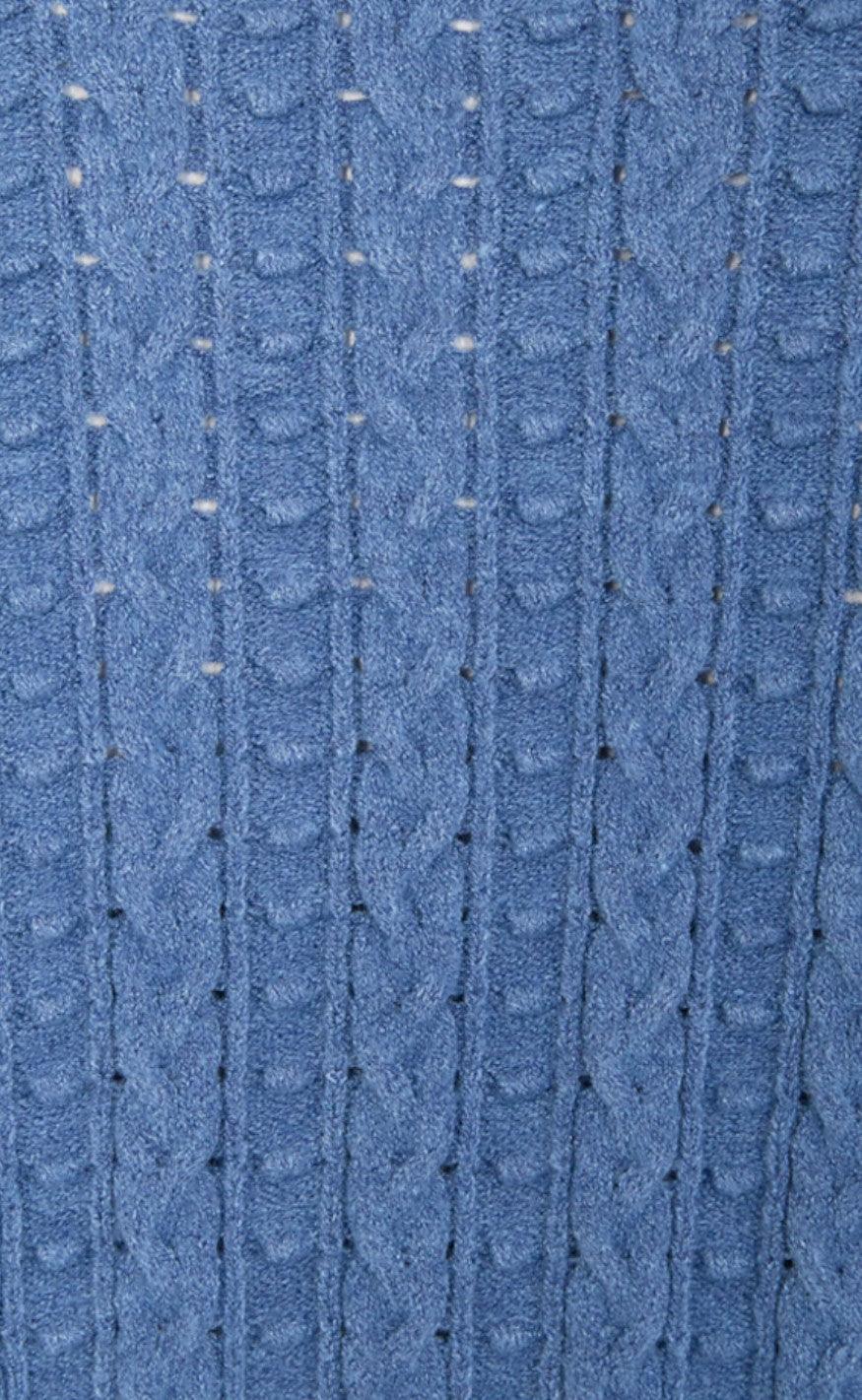 Freequent Pullover - Claura Pattern - Dutch Blue Melange