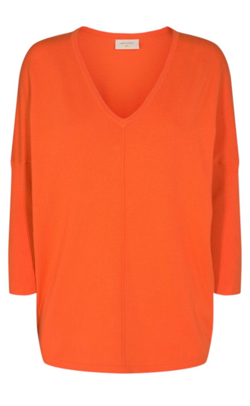 Freequent Pullover - Jone V - Flame
