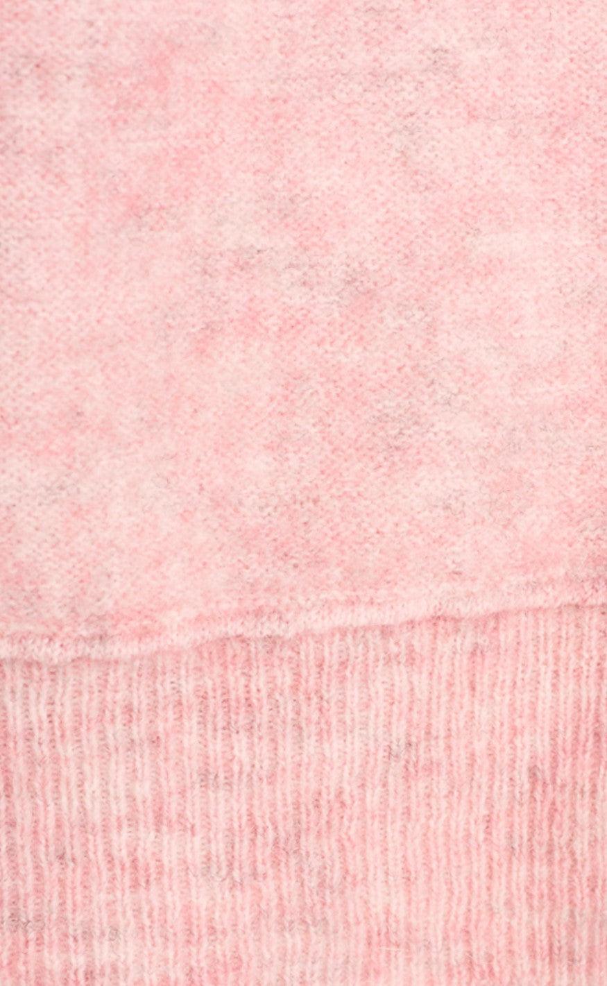 Freequent Pullover - Moto Round - Pale Mauve Melange