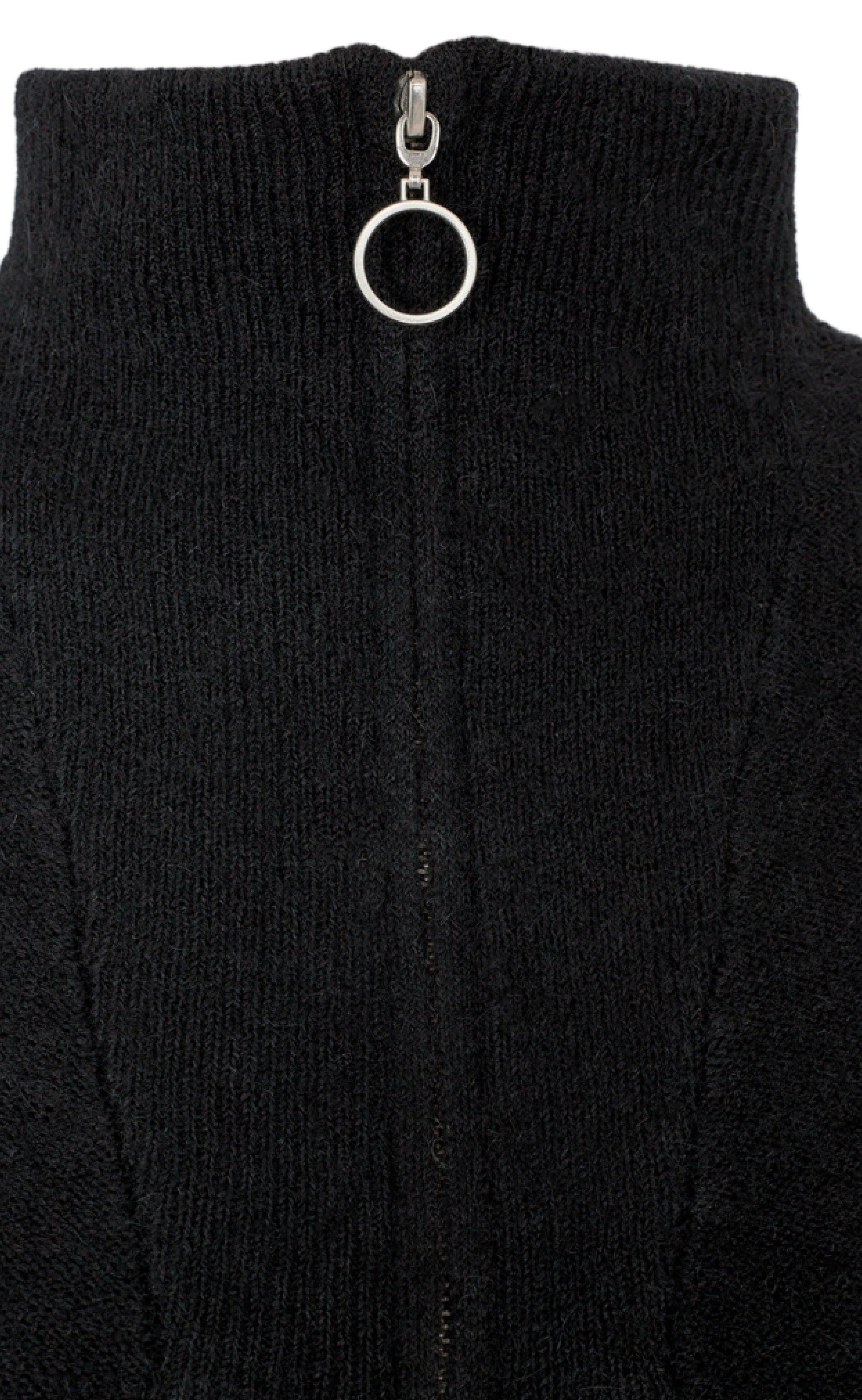 Freequent Pullover - Moto Zip - Black