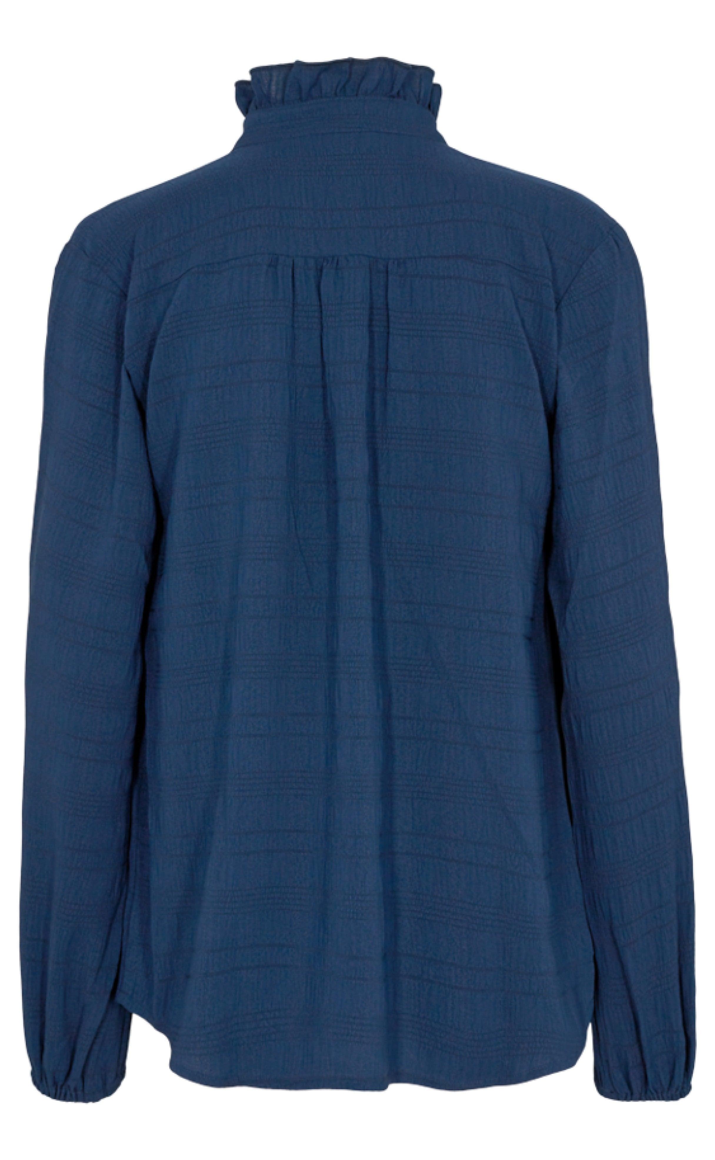 Freequent Shirt - Melisse - Navy
