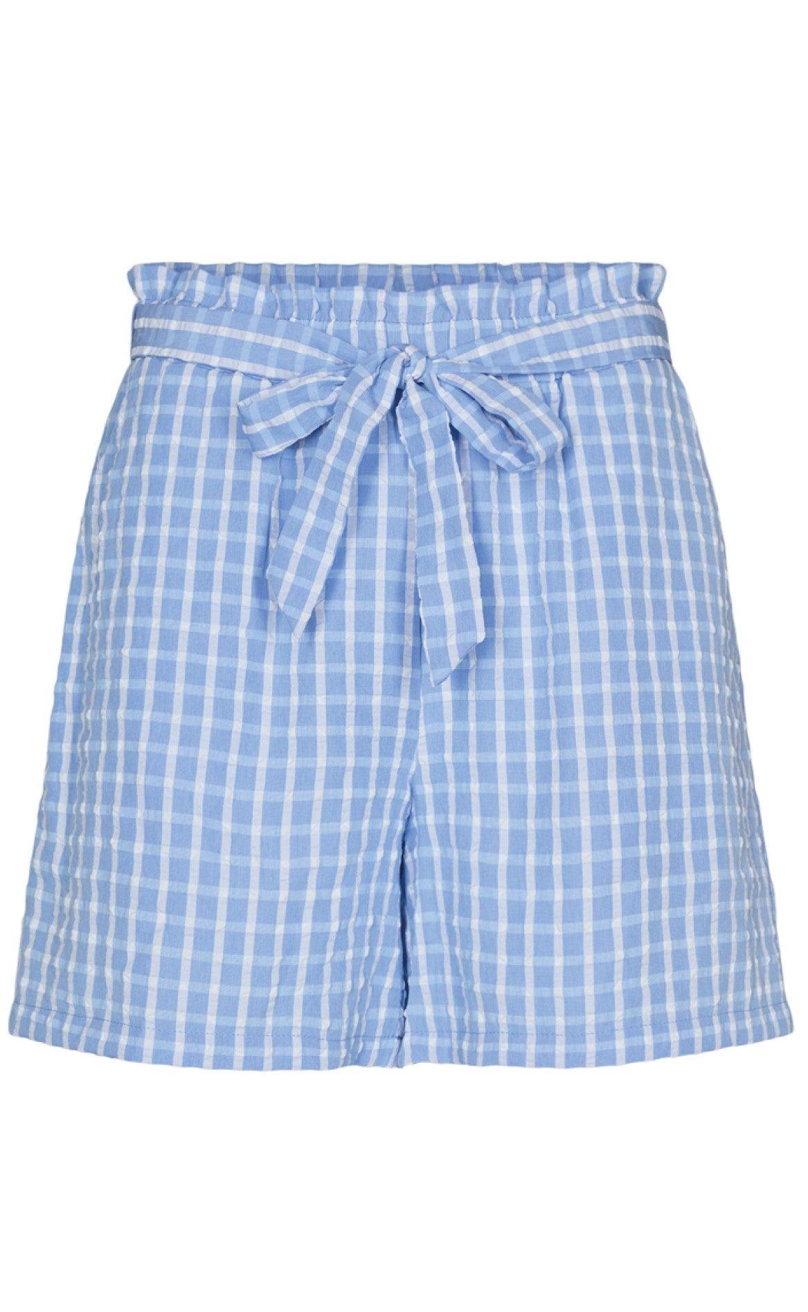 Freequent Shorts - Scat - Chambray Blue Mix