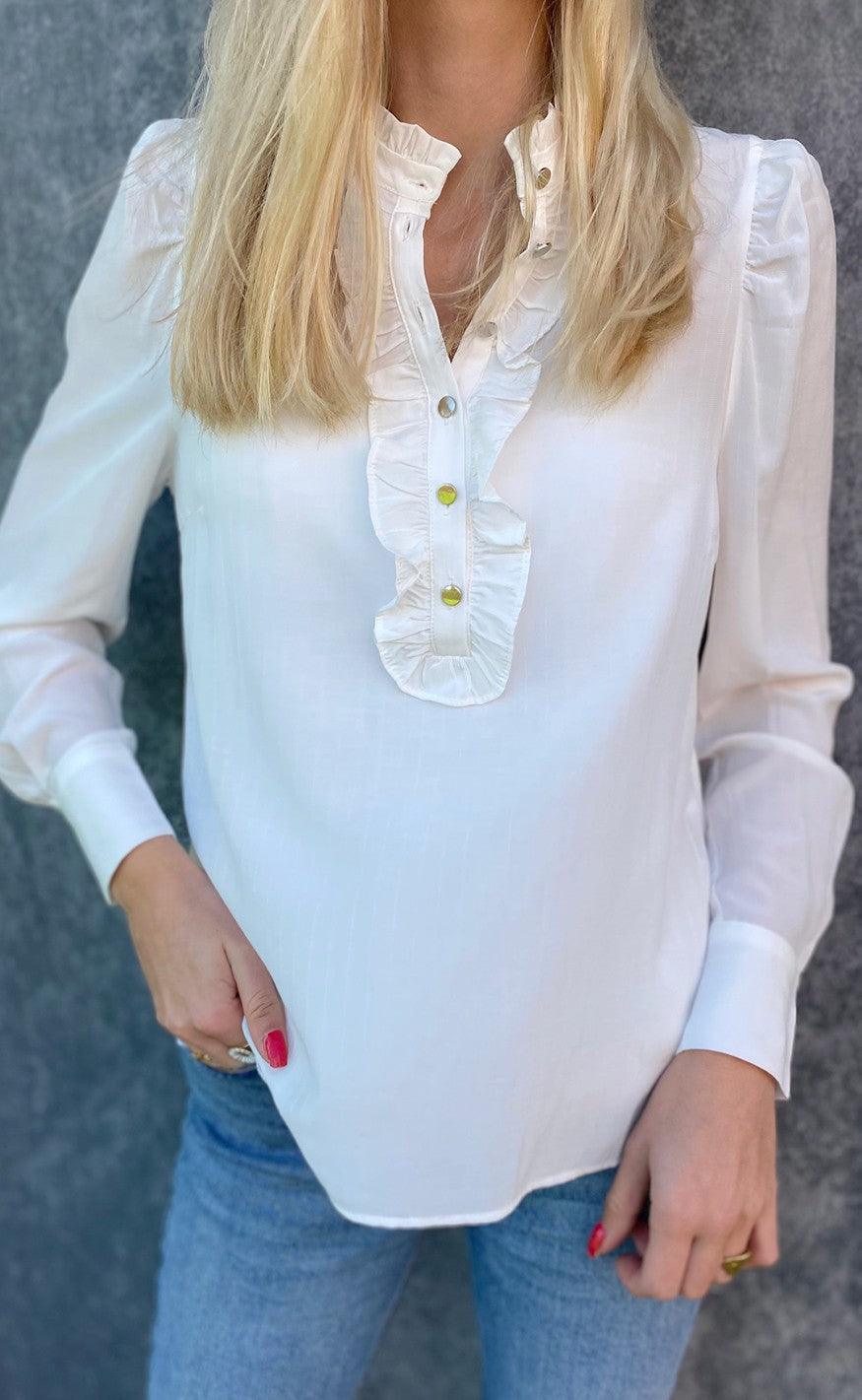 lomme bevæge sig Få kontrol Freequent Skjorte - April - Off White | Hurtig levering | Fashionbystrand