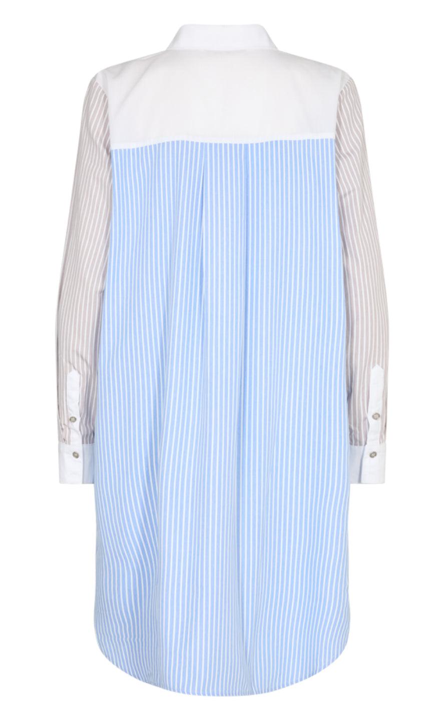 Freequent Skjorte - Catrin - Chambray Blue