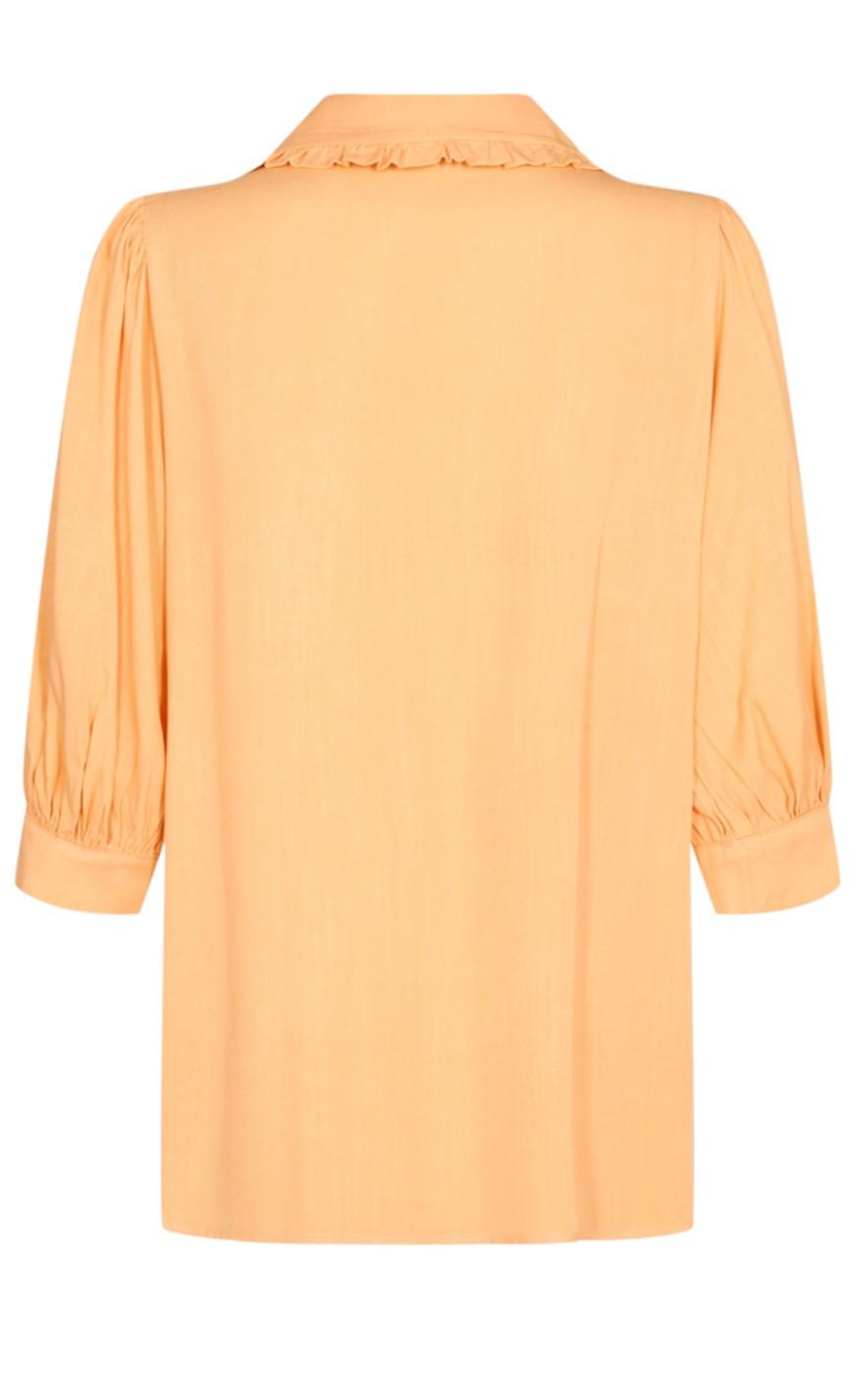Freequent Skjorte - Ellenor - Apricot Nectar
