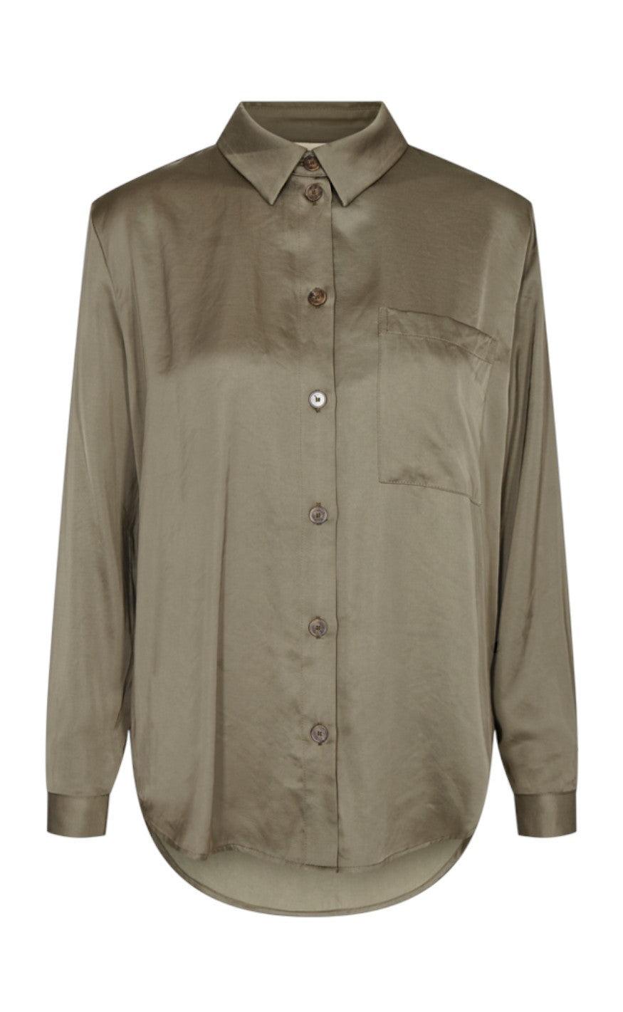 Freequent Skjorte - Hope - Dusty Olive
