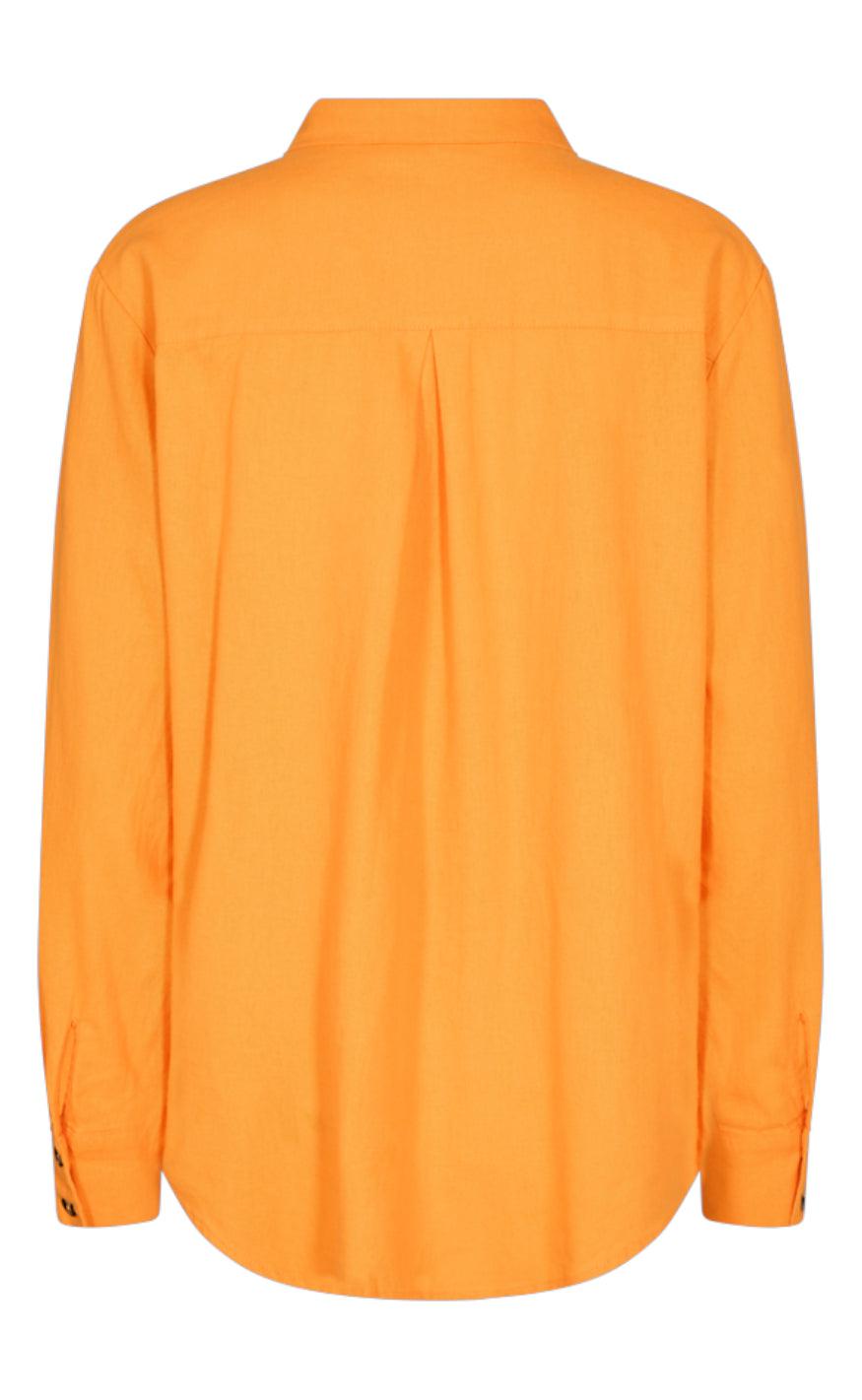 Freequent Skjorte - Lava Simple - Flame Orange