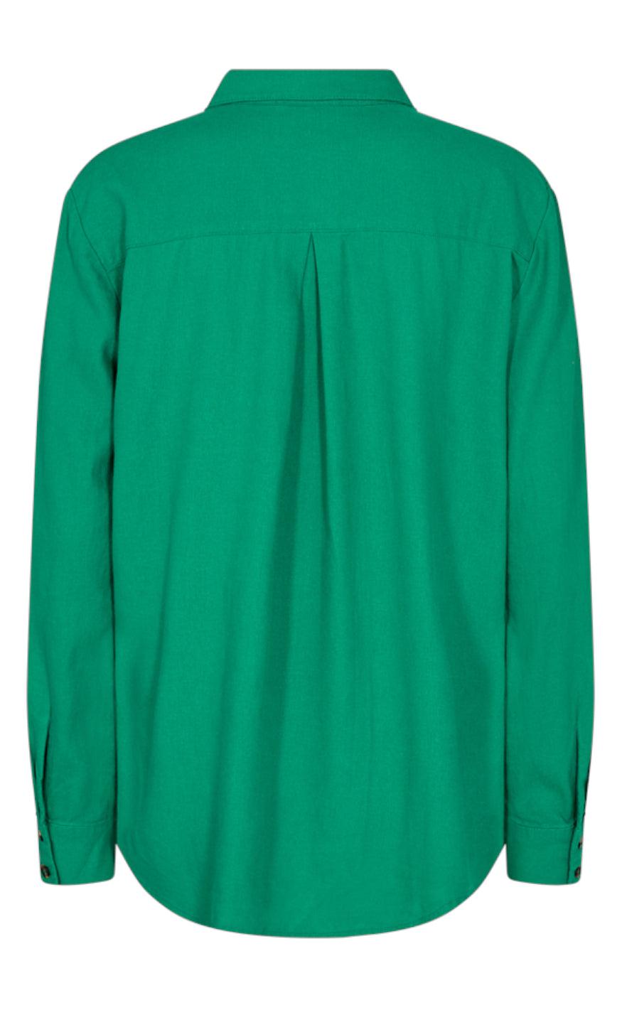 Freequent Skjorte - Lava Simple - Pepper Green