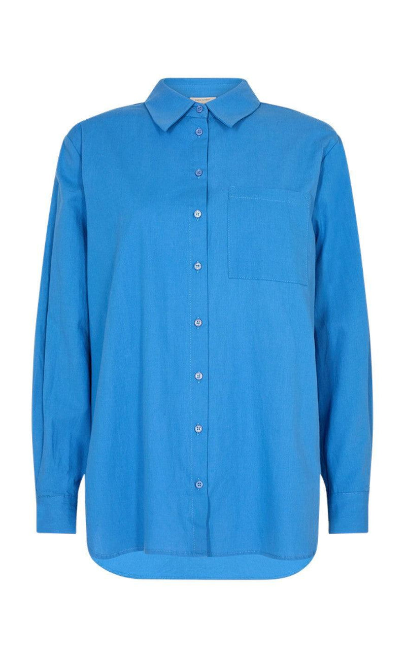 Freequent Skjorte - Melia - Palace Blue