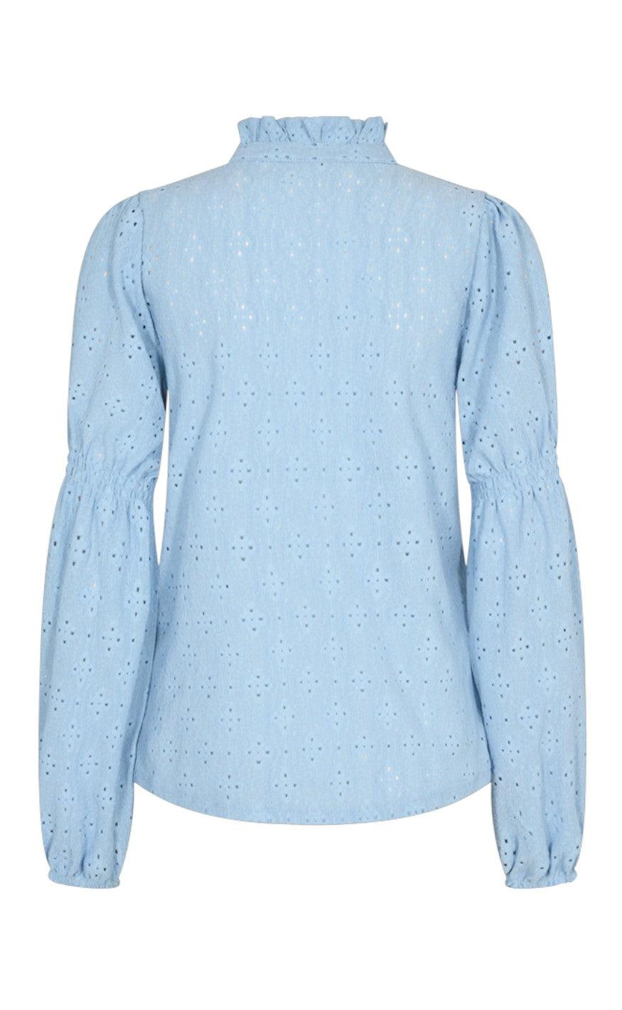 Freequent Skjorte - Milan - Chambray Blue