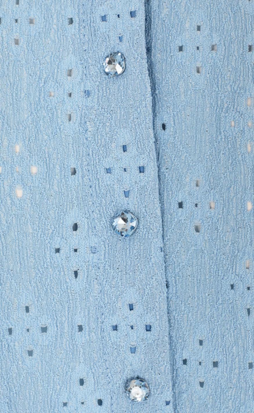Freequent Skjorte - Milan - Chambray Blue