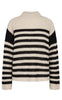 Freequent Sweater - Cox - Moonbeam With Black