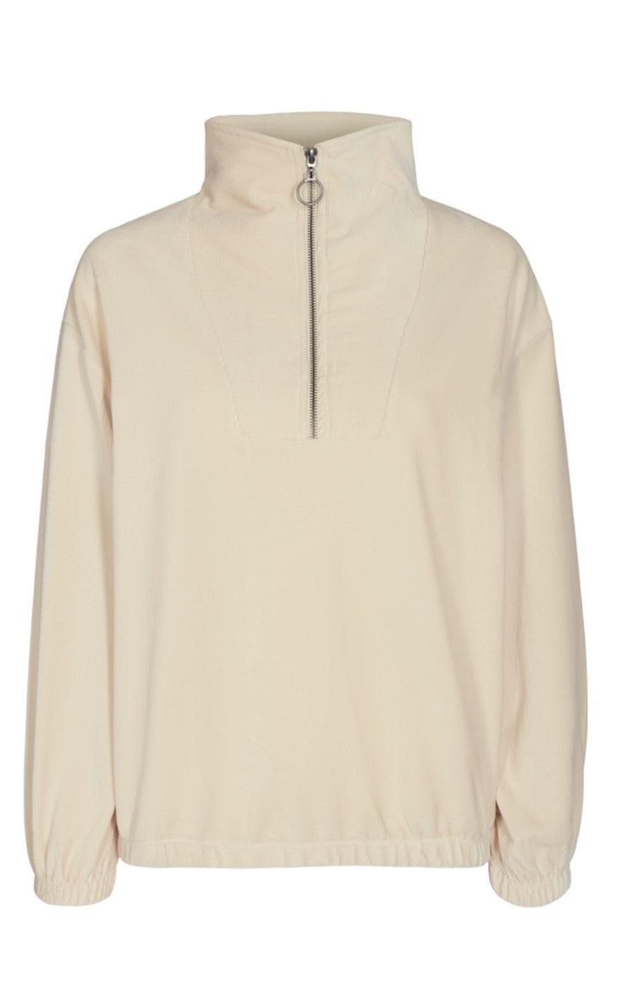 Freequent Sweater - Irene Collar - Birch