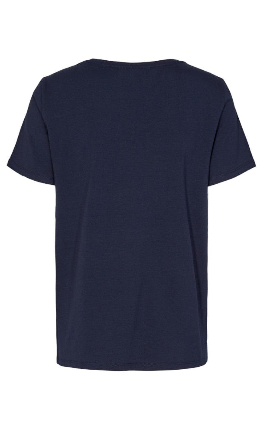 Freequent T-shirt - Anola - Navy