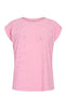 Freequent T-shirt - Blond Flower - Begonia Pink