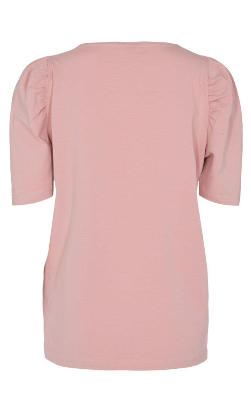 Freequent T-shirt - Fenja Puff - Pale Mauve
