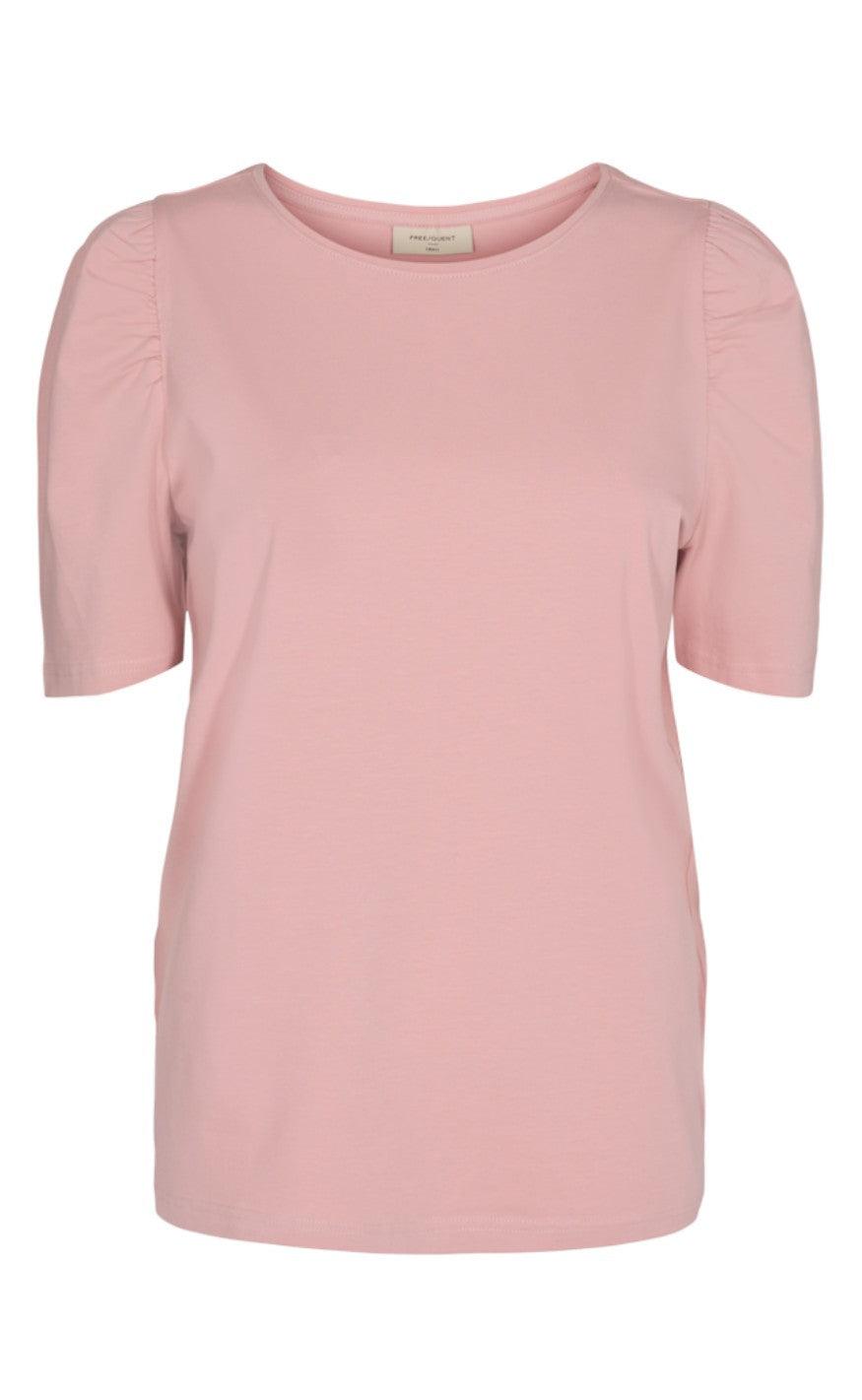 Freequent T-shirt - Fenja Puff - Pale Mauve