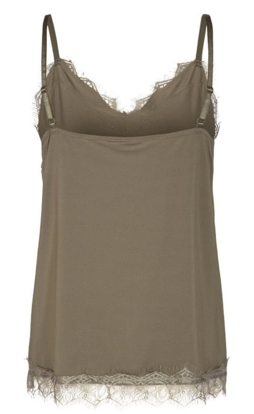 Freequent Top - Bicco - Dusty Olive