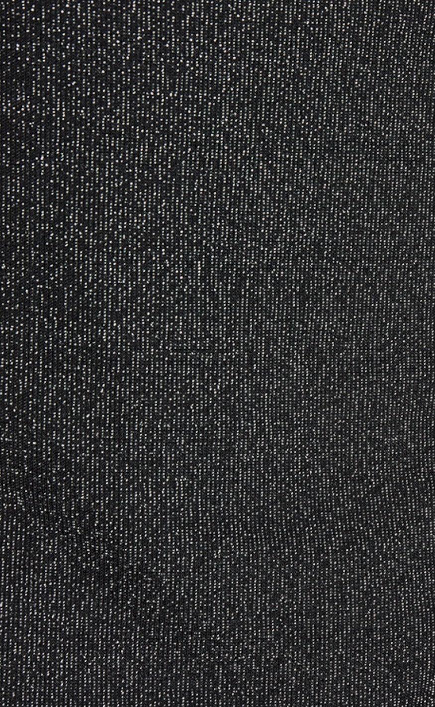 Freequent Top - Glit - Black With Silver
