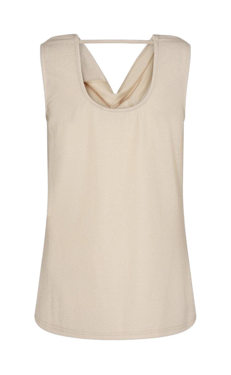 Freequent Top - Glit - Moonbeam With Gold