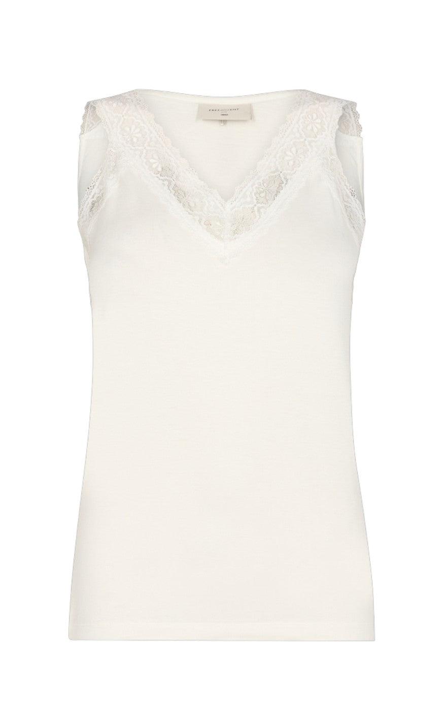 Freequent Top - Vera - Off White
