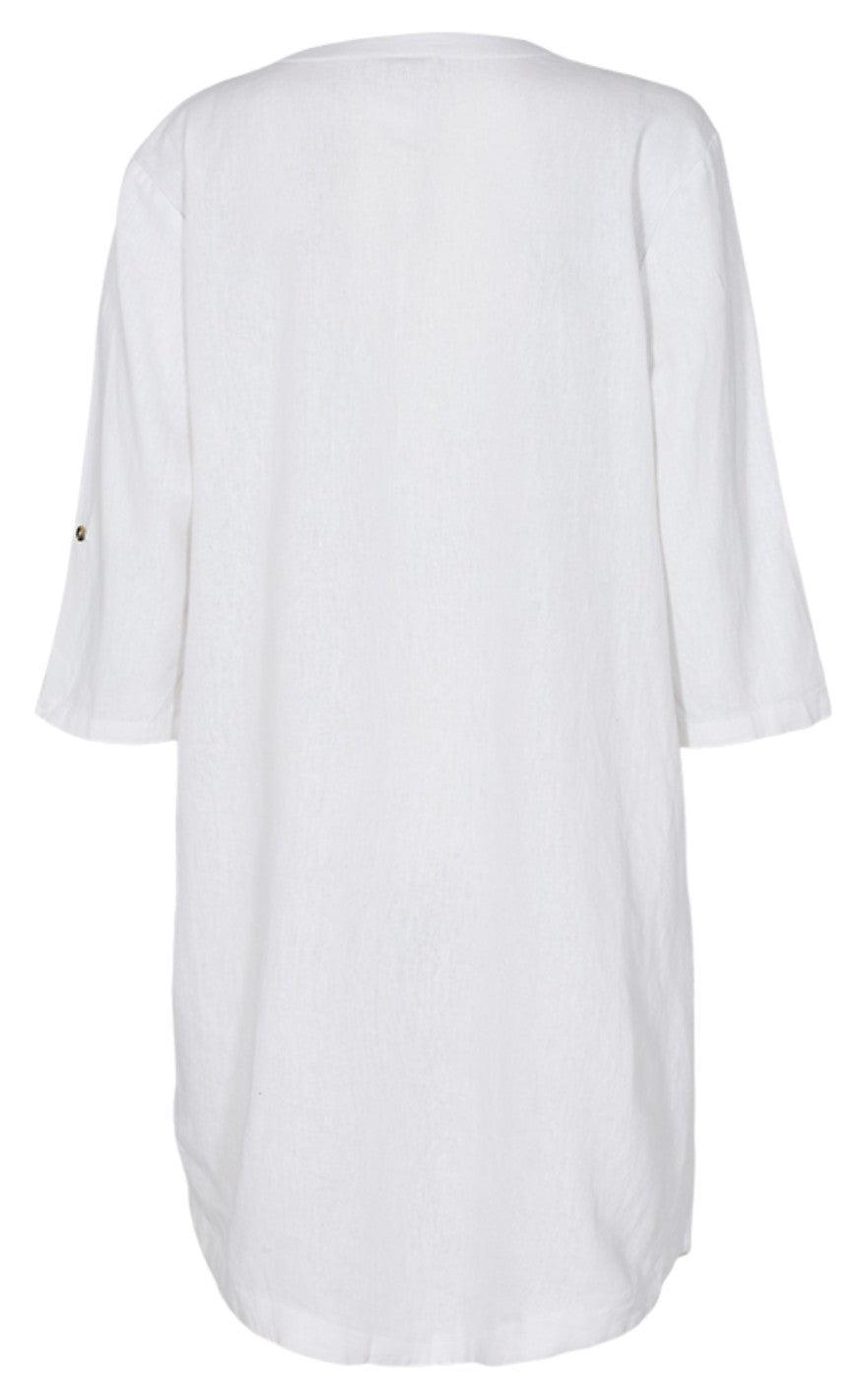 Freequent Tunika - Lava - Brilliant White