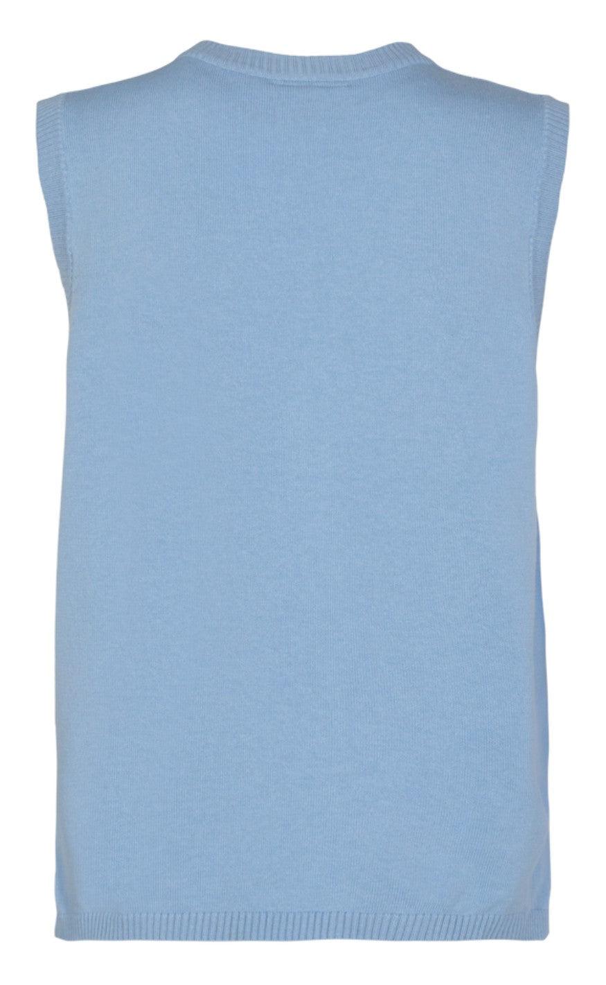 Freequent Vest - Amazy - Chambray Blue