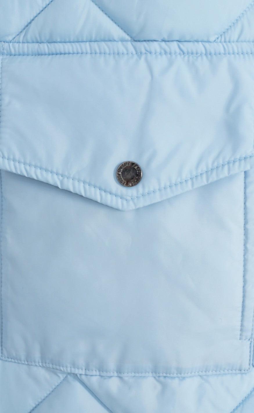 Freequent Vest - Olga - Chambray Blue